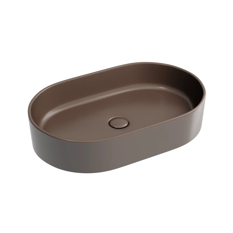 Умывальник чаша накладная овальная (цвет Темно-x CN6048MDB