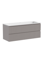 Тумба подвесная SANCOS Snob T 1195х445х500, c двумя ящиками оснащенными доводчиками, Doha Soft, арт.SNT120SM