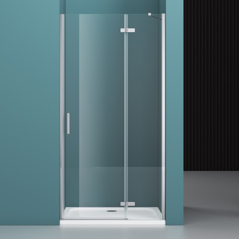 Душевая дверь BelBagno KRAFT-B-12-60/60-C-Cr-R