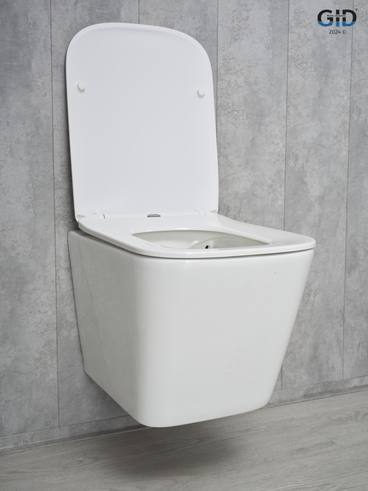 Унитаз подвесной Gid Tr2143 62257Y белый 49x34x36