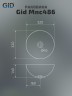 Раковина Gid Mnc486 54434 накладная под камень глянцевая 32x32x14