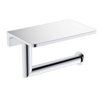 AQM7209CR Trento Держатель туалетной бумаги с полкой, хром