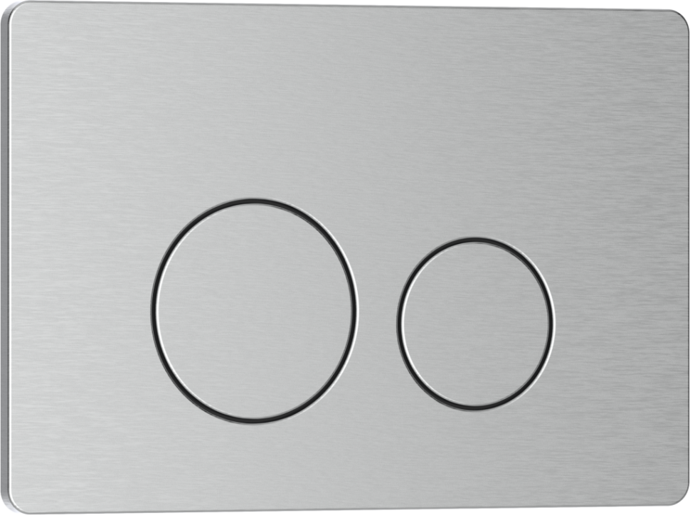 Кнопка смыва IBERICA BLANCA INOX-O нержавеющая сталь, хром матовый (IB.B081.003.002)