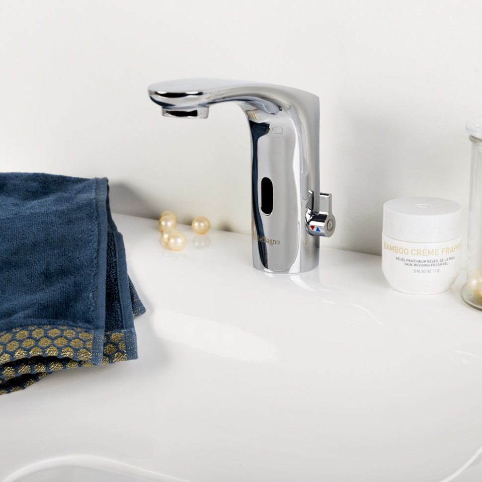 Сенсорный смеситель для раковины BelBagno ACQUA-ELV-CRM