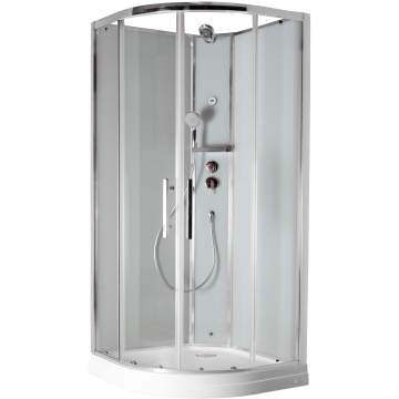 Timo Premium ILMA 909 душевая кабина с крышей, хамам и стульчиком90*90*222