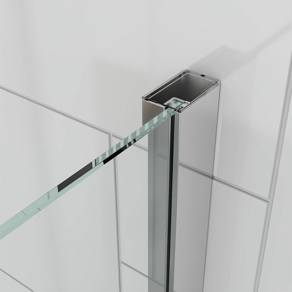 Боковая панель Veconi Ottimo SP CH, 700х1900 хром, стекломатовое