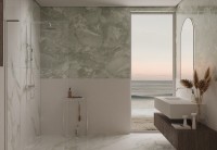 Душевая стойка Villa VSFS-1VL1CH с изливом, 25см верх. душ из нерж. стали, хром