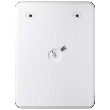 Зеркало LED VLM-3VC600 600х800 c сенсорным выключателем и диммером