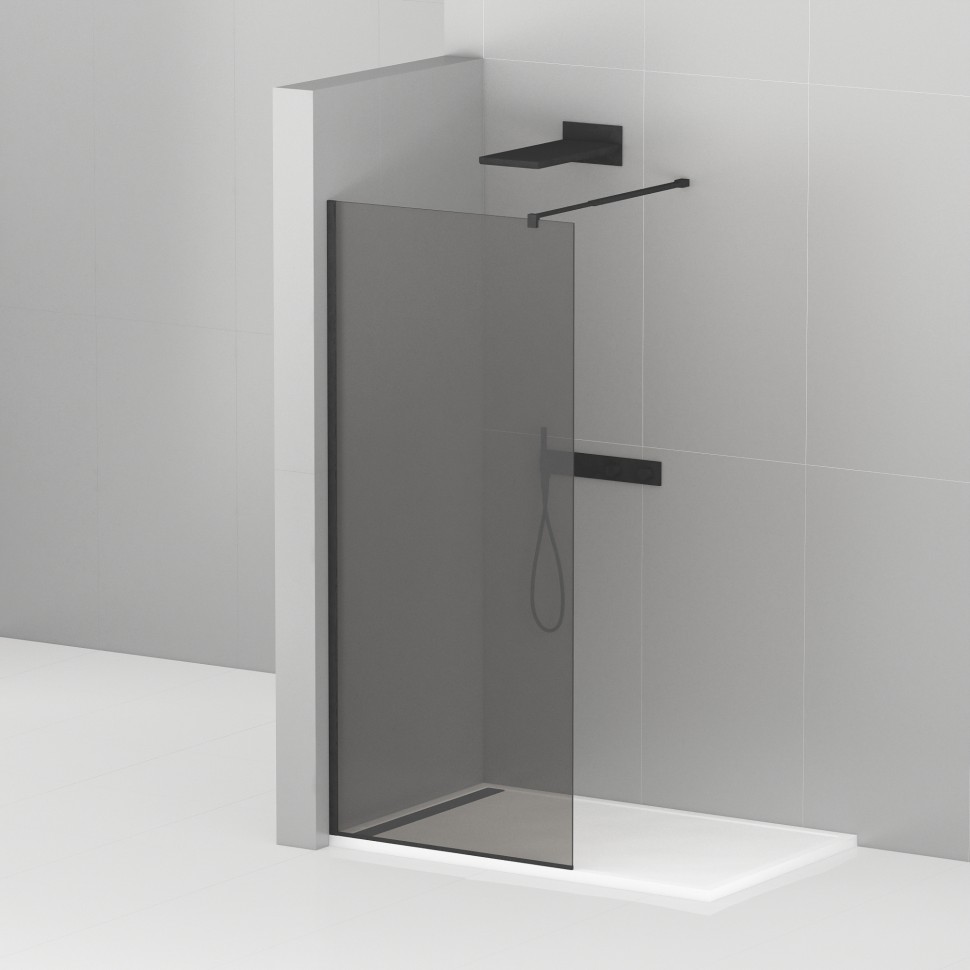 Душевая перегородка CEZARES LIBERTA-L-1-110-GR-NERO