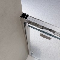 Душевая дверь BelBagno LUCE-BF-1-140-C-Cr