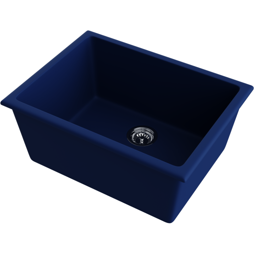 Кухонная мойка Omoikiri Okinoshima 61-U/I-IB Matt Natceramic/indigo blue