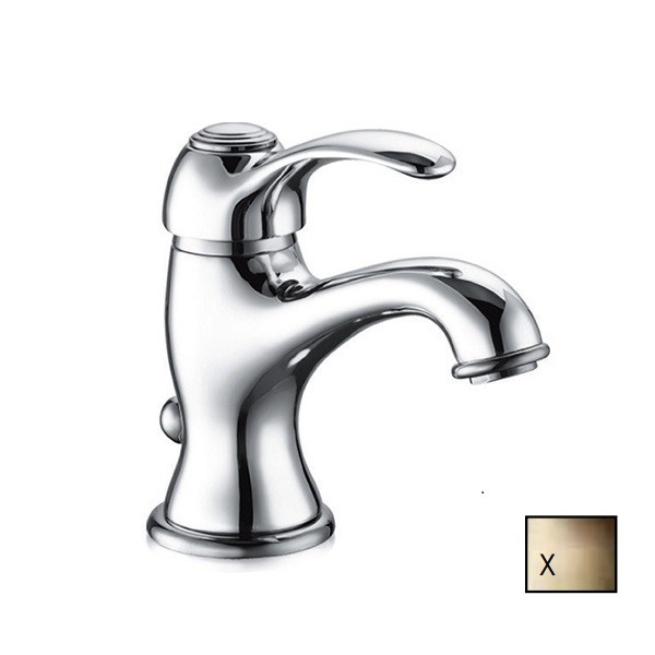 Смеситель для раковины Demm GRANGE 128 мм, однорычажный, бронза