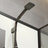 Душевая кабина Niagara Standart ST100/15Q/BL (100х100х215) квадрат,поддон 15см,распашная,проф.черный,3 места