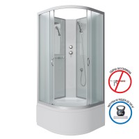 Душевая кабина Niagara Classic NG-2309-14BK (100х100х200) высокий поддон(40см),стекло матовое,4 места