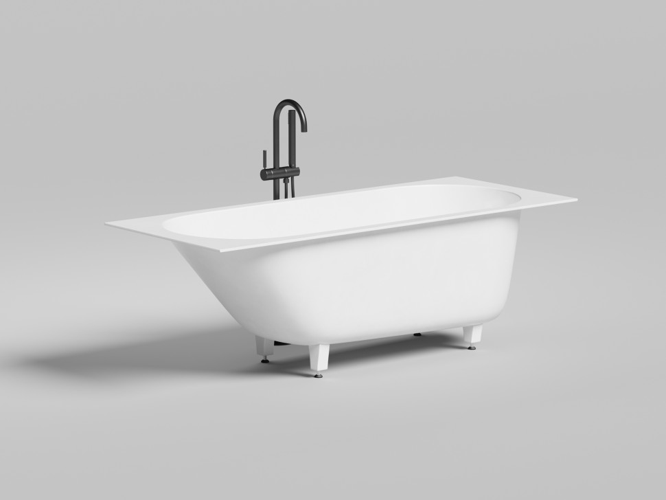 Ванна встраиваемая ORNELLA 170x70 KIT покраска по RAL полностью S-Sense Матовое