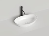 Раковина накладная NOEMI 555х340х150 S-Stone Матовое