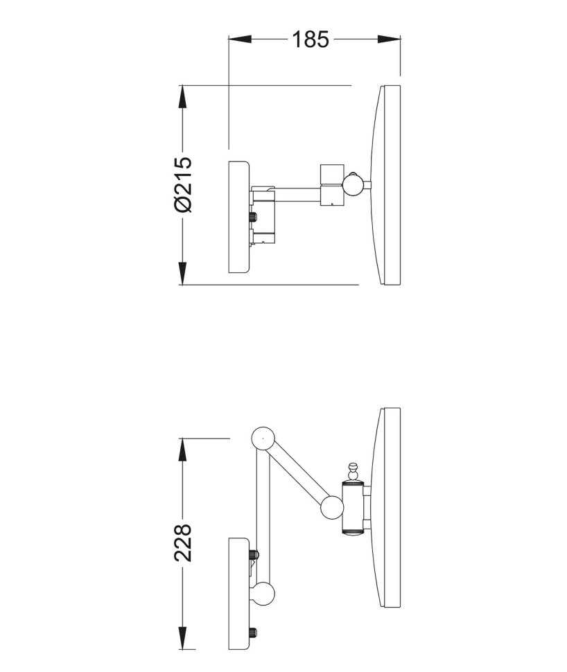 Зеркало с подсветкой Timo Saona 13074/00 хром
