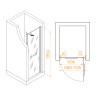 Душевая дверь RGW PA-103 (Прозрачное, 700)