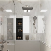 Встраиваемая душевая система AVELLA, Графит брашинг