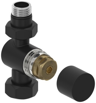 Вентиль прямой под шестигранник (G 1/2" НР х G 3/4" НГ)