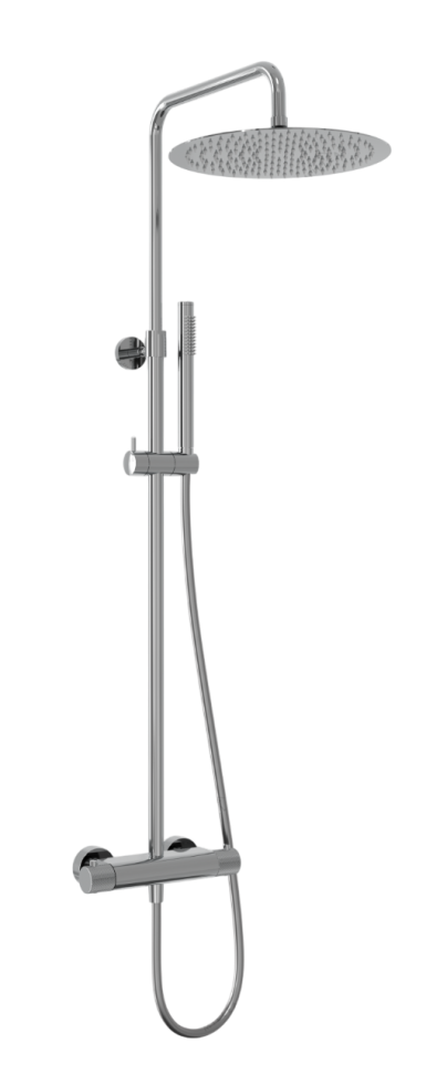 Душевая система MILLEAU Tissage ML8075BK.DT-CR (Cool touch) без излива, Хром