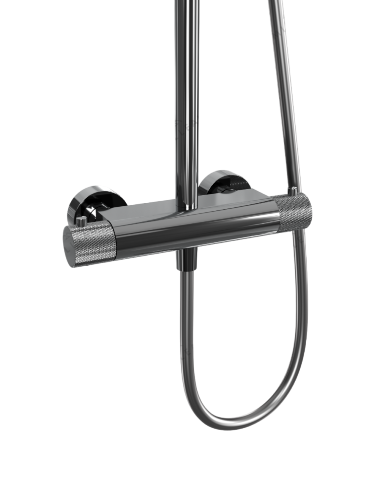 Душевая система MILLEAU Tissage ML8075BK.DT-CR (Cool touch) без излива, Хром