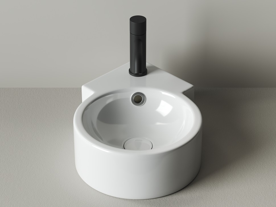 Умывальник подвесной угловой Element 310x430x125мм