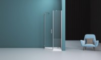 Душевой уголок BelBagno KRAFT-P-1-100-C-Cr-L