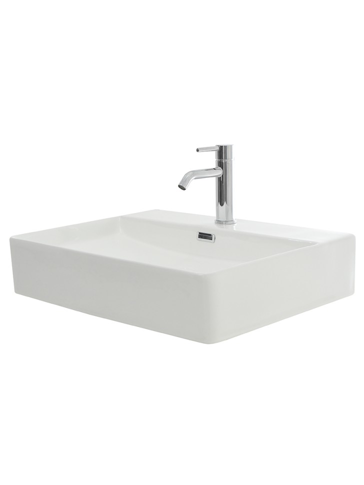 AQM5004 Раковина настольная с отверстием под смеситель. 590х430х120