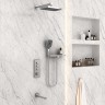 Душевой комплект VSFW-431T1RCH встраиваемый, термостатический, 3 режима, хром