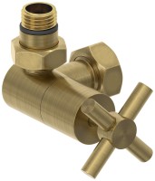 Вентиль 3D левый крест (G 1/2" НР х G 3/4" НГ)