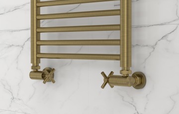 Вентиль 3D левый крест (G 1/2" НР х G 3/4" НГ)