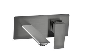 AQM6815GM Savona Смеситель для раковины, настен., на 2 отв., Комплект, металл