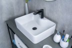 Раковина Gid N9091 51176 накладная белая 48x37x13