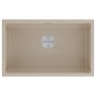 Мойка LUMI 74UNI, IT-GRANIT, LU74-LA, латте, 740х460, Paulmark
