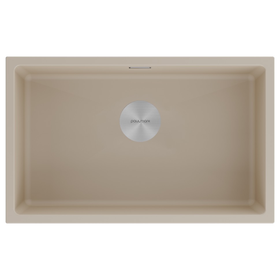 Мойка LUMI 74UNI, IT-GRANIT, LU74-LA, латте, 740х460, Paulmark