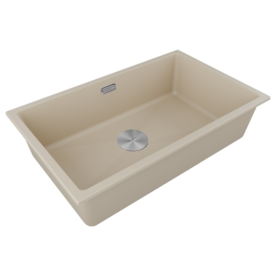 Мойка LUMI 74UNI, IT-GRANIT, LU74-LA, латте, 740х460, Paulmark