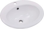 Раковина Gid 9413 71107 встраиваемая сверху белая 56x49x19