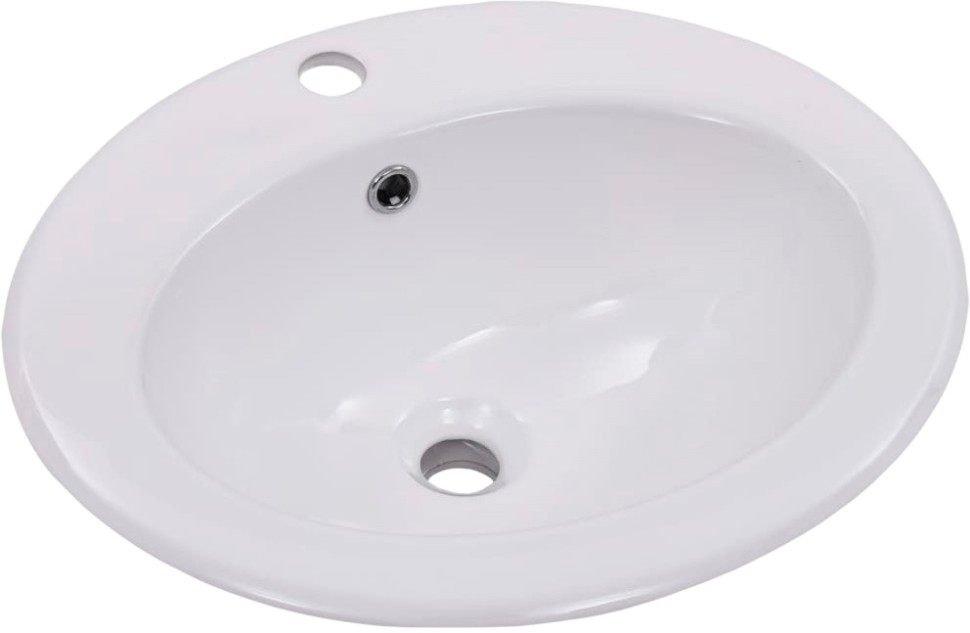 Раковина Gid 9413 71107 встраиваемая сверху белая 56x49x19