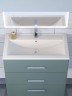Раковина для ванной кварцевая Uperwood Foster Quartz 80х45,5х17,5 см, белая матовая, жасмин