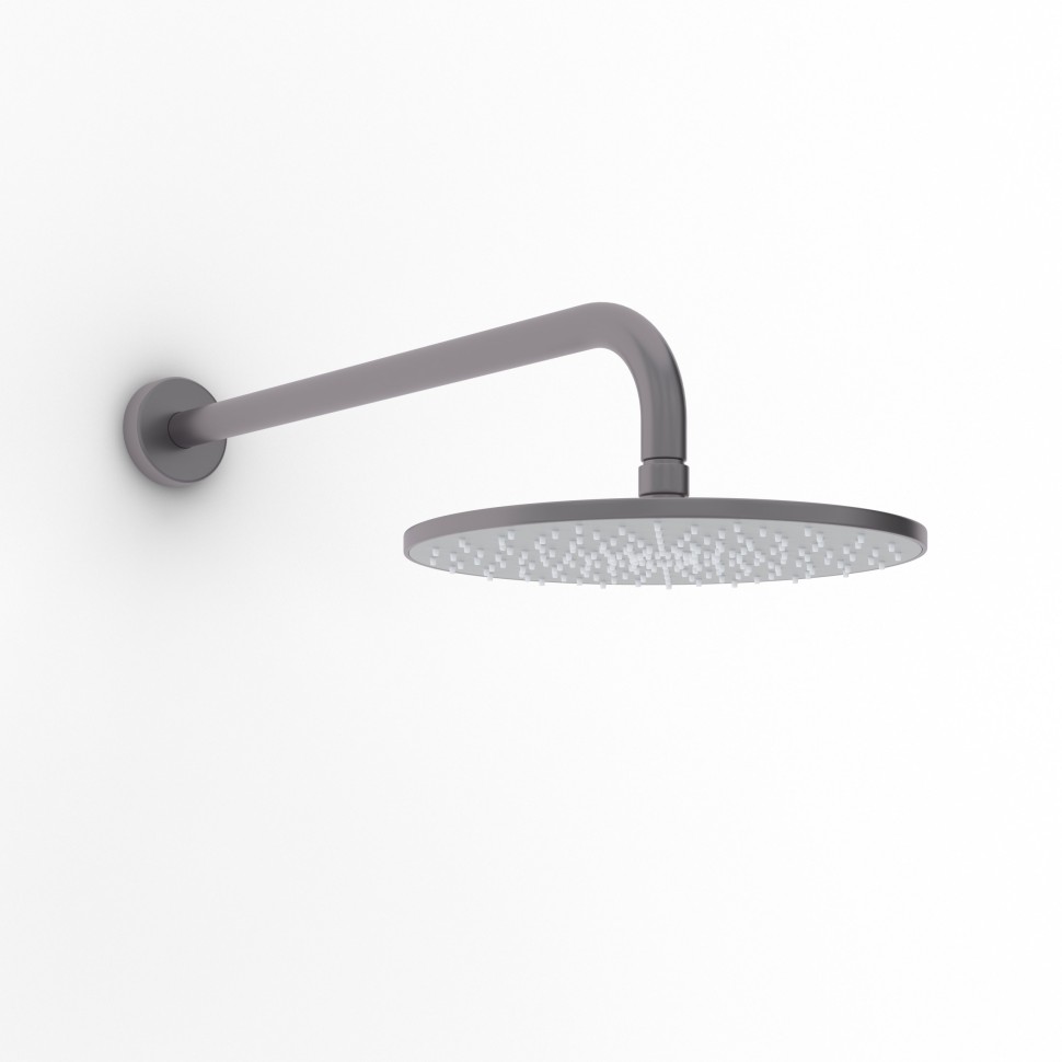 Душевой комплект BERGES NARDIS 3R, поворотный излив, оружейная сталь