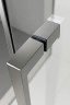 Timo Душевая дверь TDSS-120/13C-8L, раздвиж 1200*2000, проф никель + торцевое стекло TSS-1000/13C-8 1000*2000, проф никель