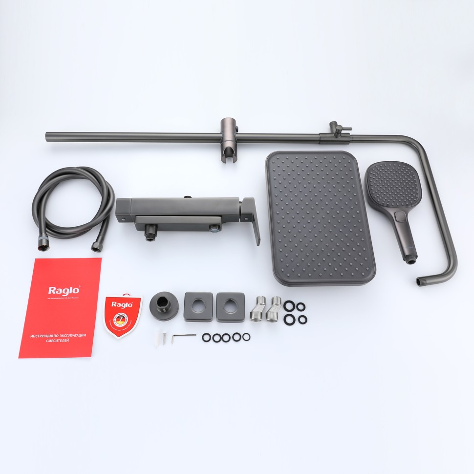 Душевая система Raglo для ванны и душа R30.24.09 Графит