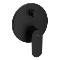 Смеситель для ванны Hansgrohe Rebris S (внешняя часть), 72466670 черный матовый