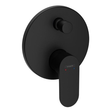 Смеситель для ванны Hansgrohe Rebris S (внешняя часть), 72466670 черный матовый