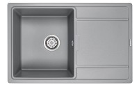 Мойка FLUGEN 50-780, IT-GRANIT, PM217850-GRM, серый металлик, 780х500 мм, Paulmark