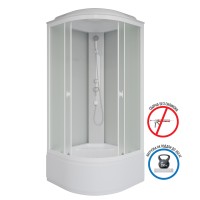 Душевая кабина Niagara Promo P80/40/MT/BK (80х80х195) 4 места