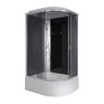 Душевая кабина Niagara Eco E110/80/40L/TN (110х80х215) высокий поддон(40см),стекло черное,4 места