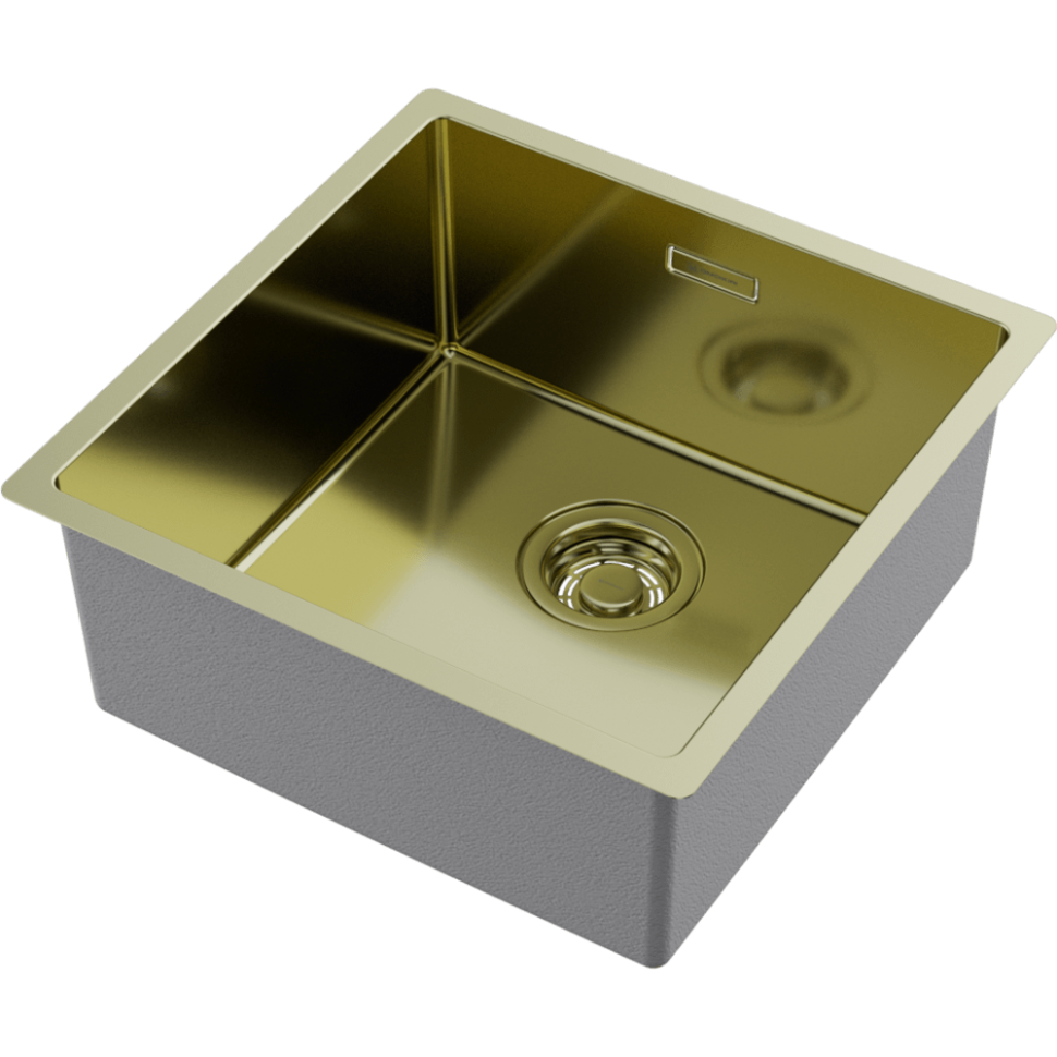 Кухонная мойка Omoikiri Tadzava 44-U/I Ultra-LG нерж. сталь/светлое золото