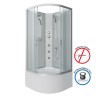 Душевая кабина Niagara Classic NG-2309-14BKG (100х100х200) высокий поддон(40см),стекло матовое,4 места